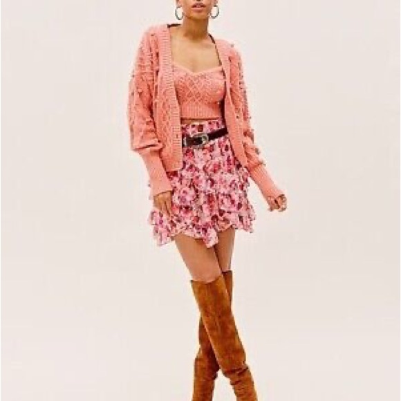 For Love and Lemons Florentina tank snd cardigan set - Picture 2 of 7